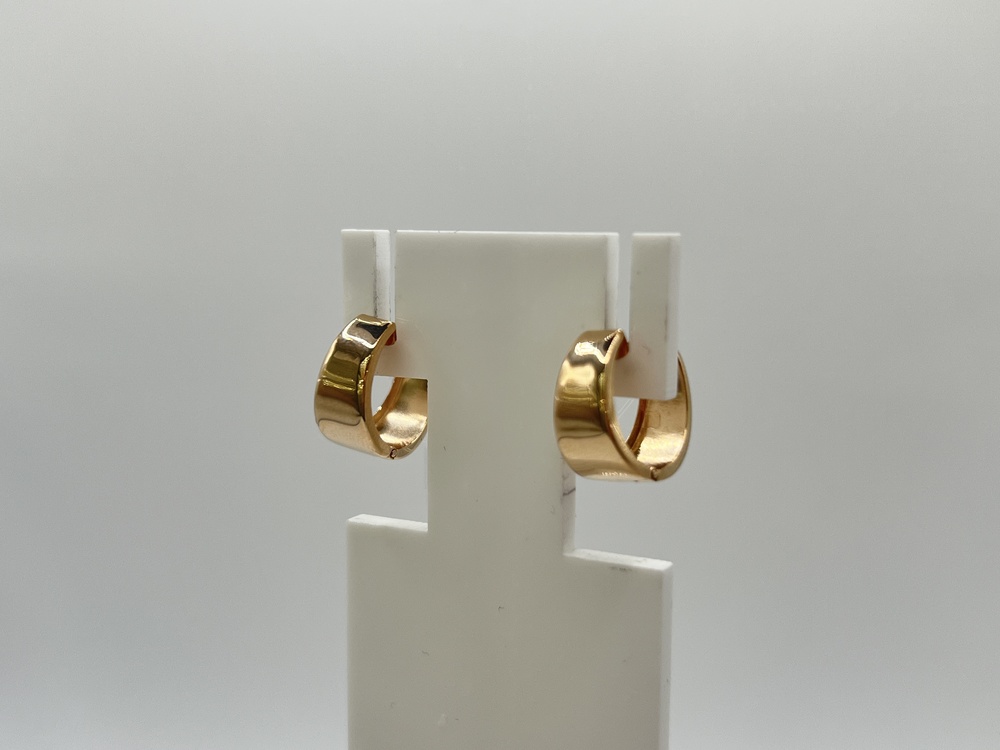 СЕРЬГИ БЕЗ КАМНЯ (Au 585)