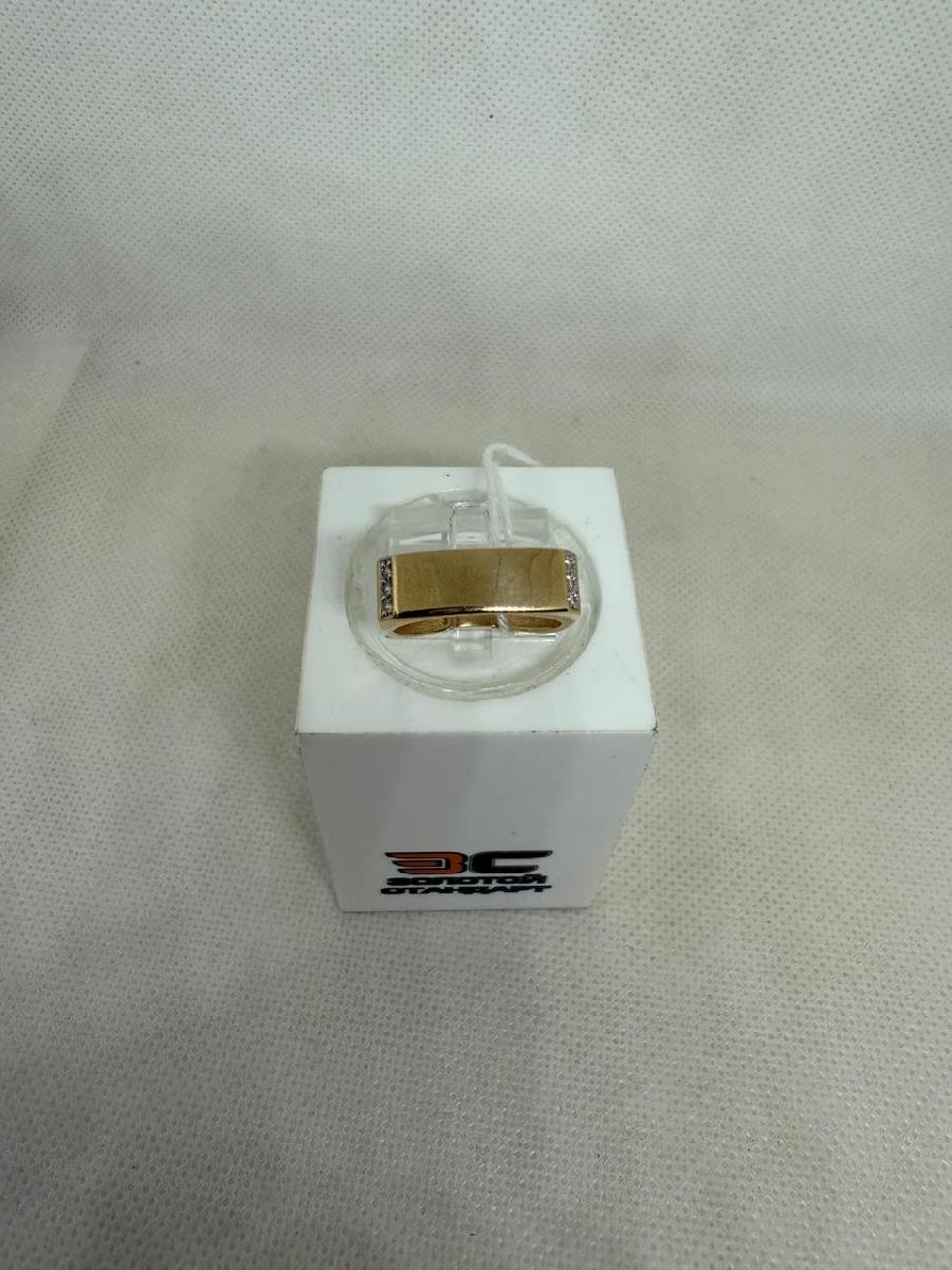 ПЕЧАТКА С КАМНЯМИ (Au 585)