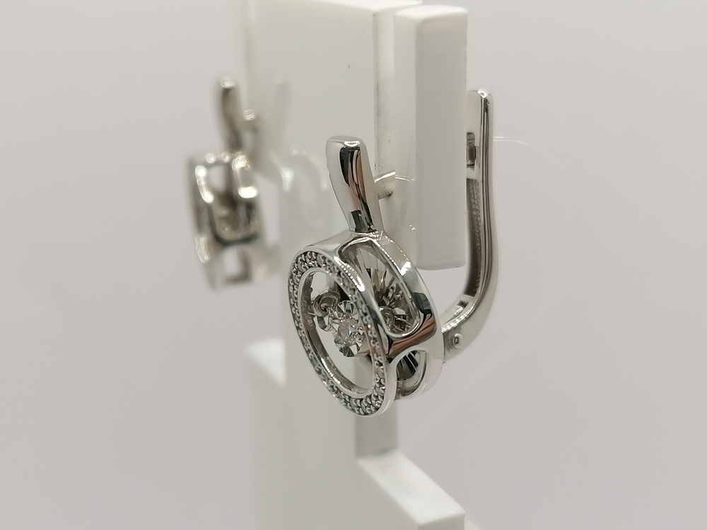 02-12-5478-31-00-1 СЕРЬГИ БРИЛЛИАНТ (Au 585)