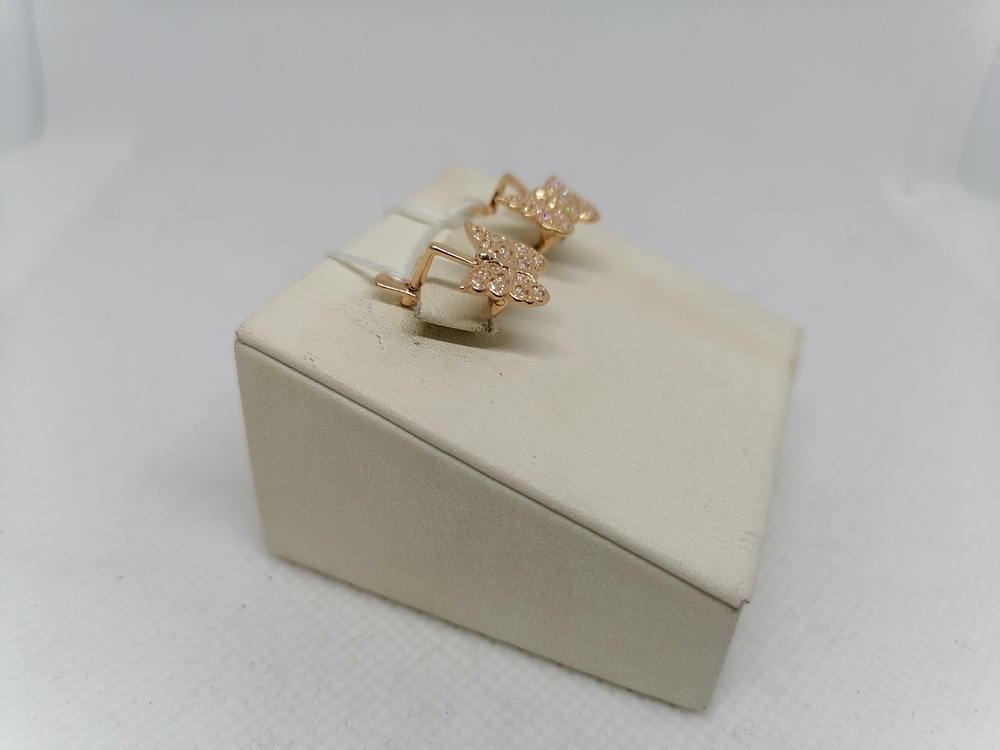 СЕРЬГИ С КАМНЯМИ (Au 585)