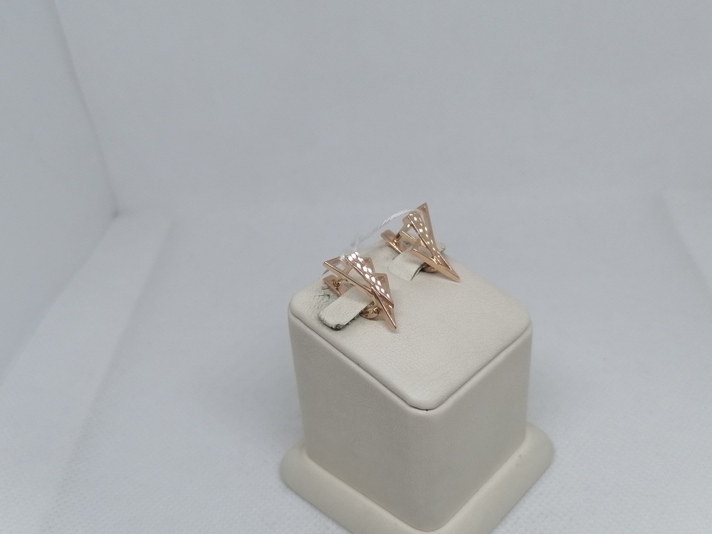 СЕРЬГИ БЕЗ КАМНЯ (Au 585)