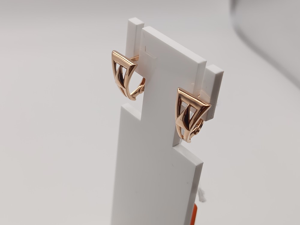 СЕРЬГИ БЕЗ КАМНЯ (Au 585)