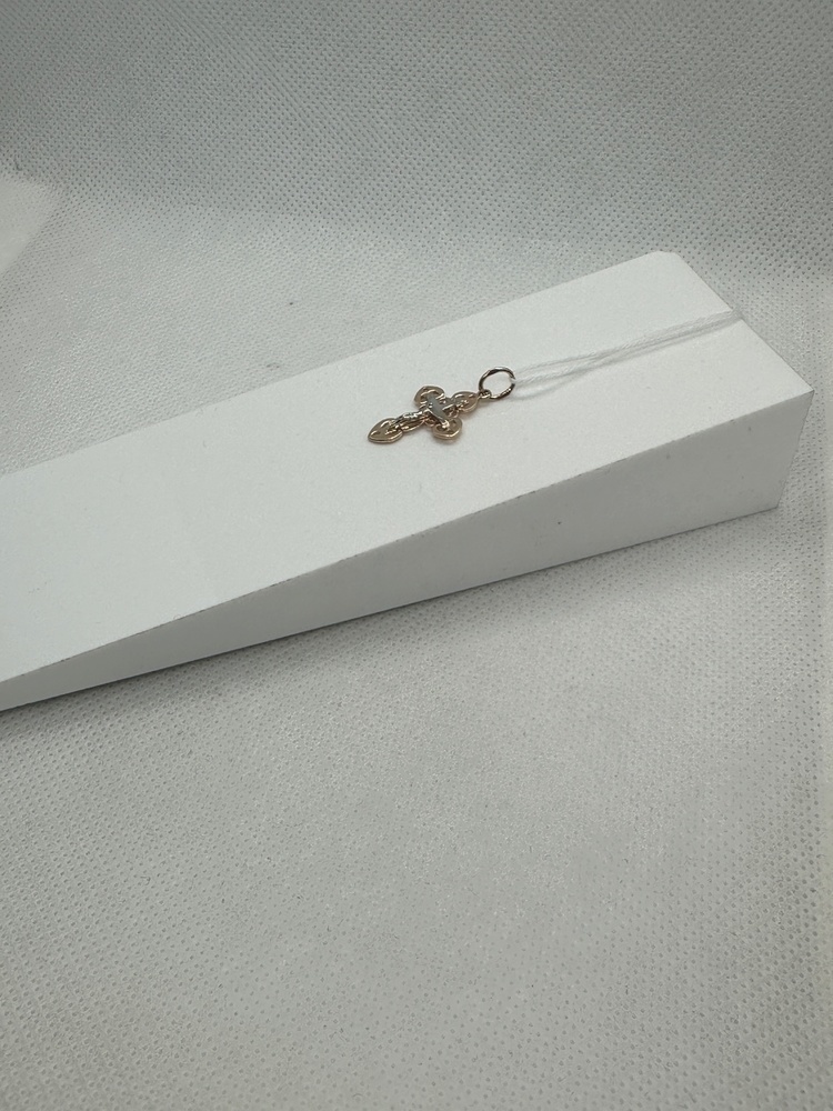 ПОДВЕСКА КРЕСТ БЕЗ КАМНЯ (Au 585)