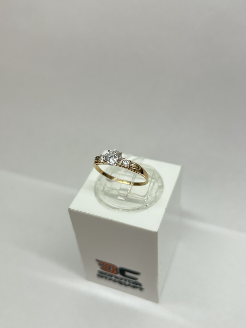 КОЛКМИ585 КОЛЬЦО С КАМНЯМИ (Au 585)