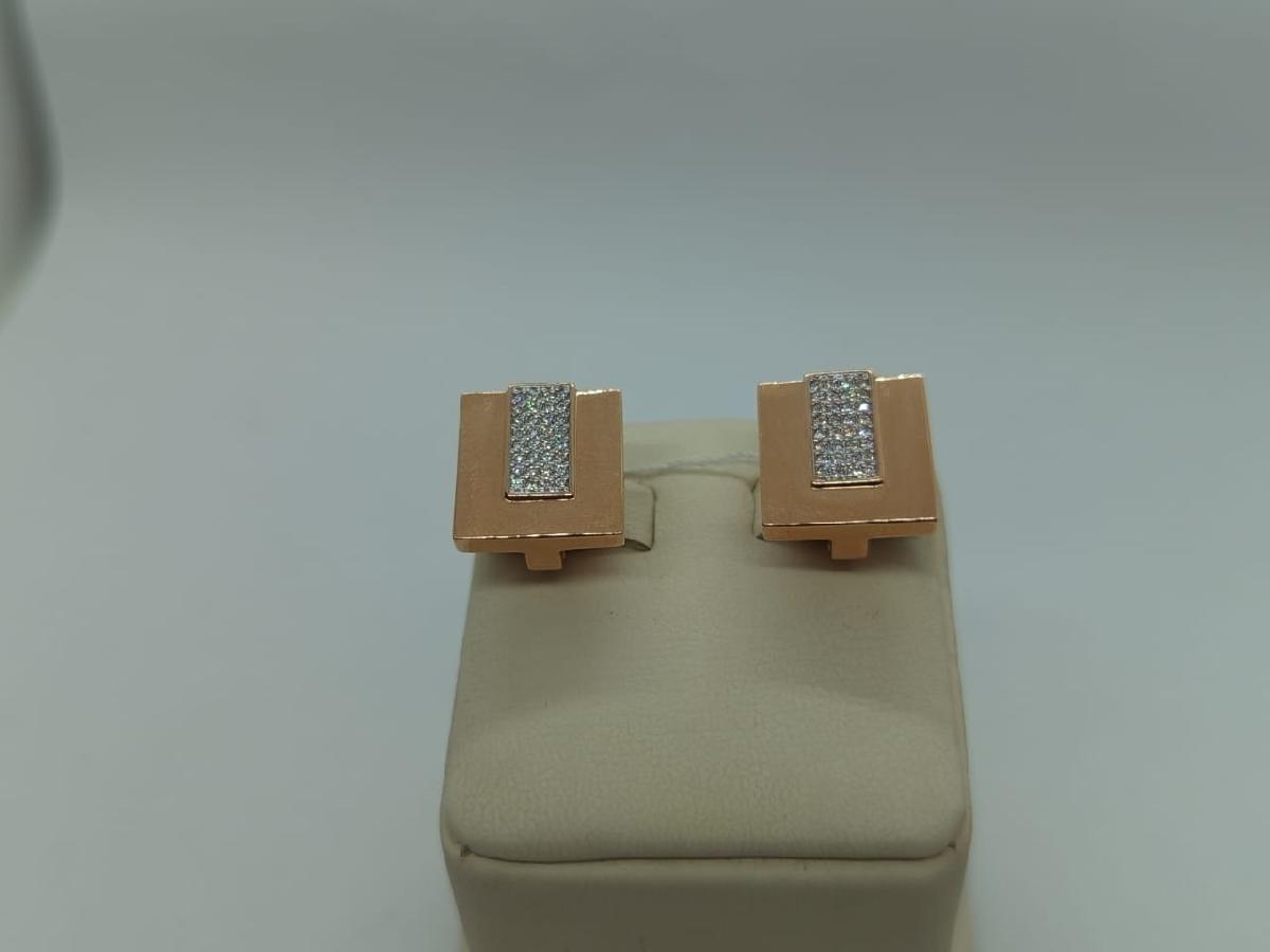 СЕРЬГИ С КАМНЯМИ (Au 585)