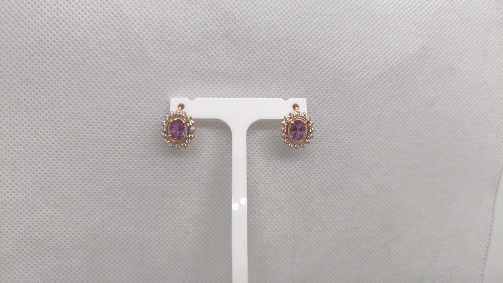 СЕРЬГИ С КАМНЯМИ (Au 585)