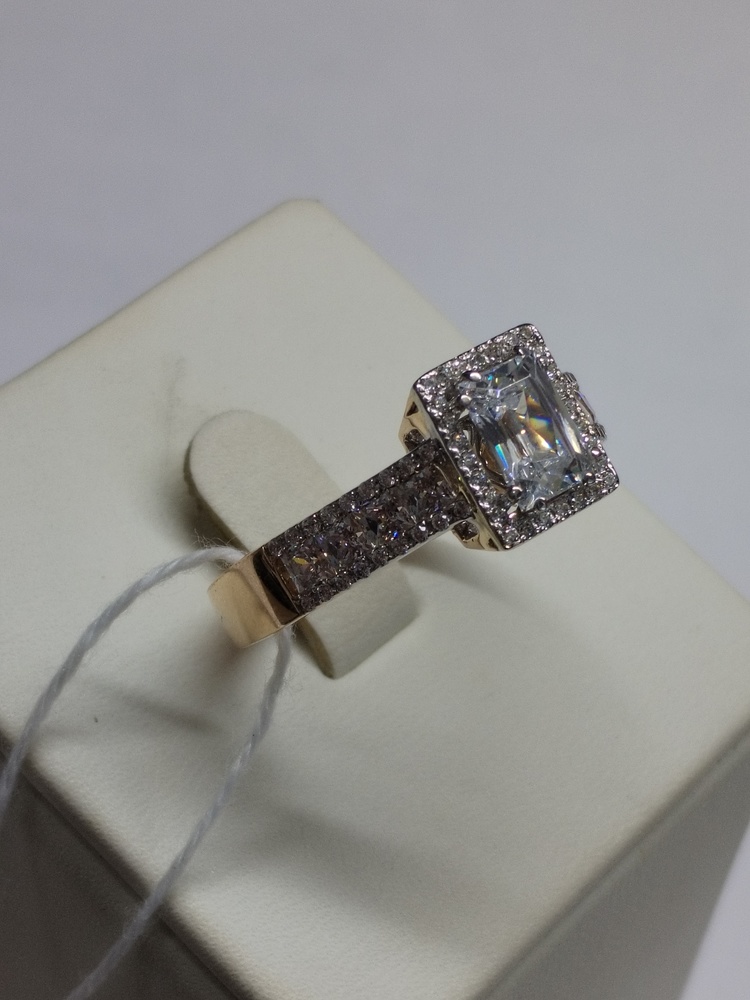 КОЛКМИ585 КОЛЬЦО С КАМНЯМИ (Au 585)