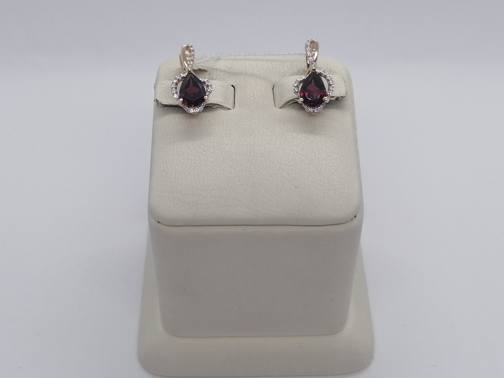 СЕРЬГИ С КАМНЯМИ (Au 585)