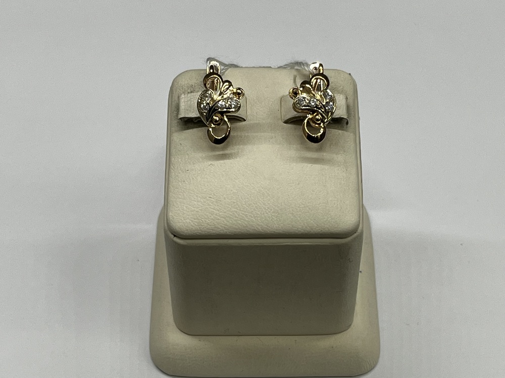 СЕРЬГИ С КАМНЯМИ (Au 585)