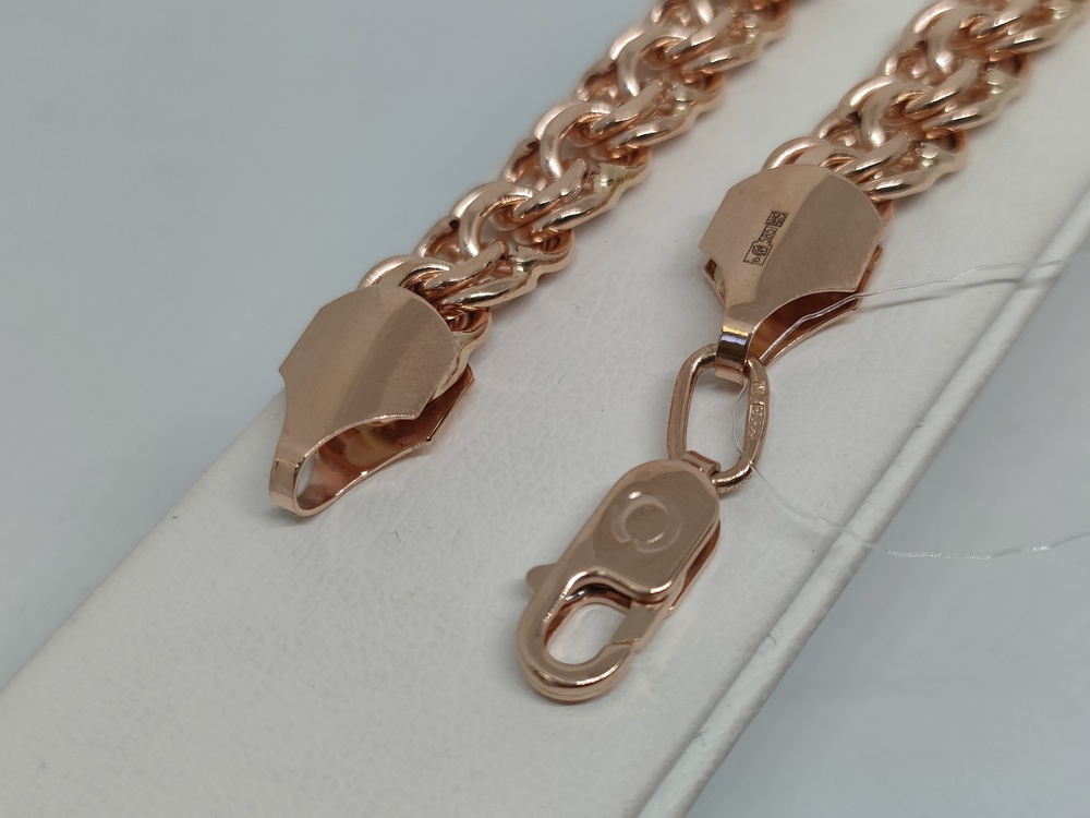 БРАСЛЕТ ПУСТОТЕЛЫЙ Бисмарк (Au 585)