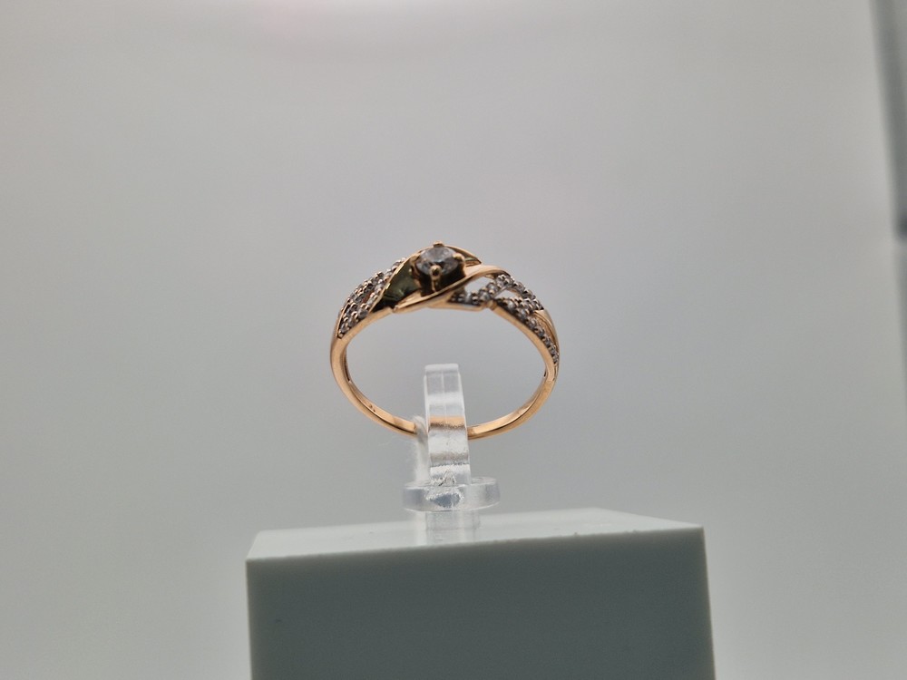 КОЛКМИ585 КОЛЬЦО С КАМНЯМИ (Au 585)