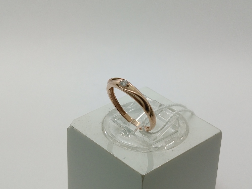 КОЛКМ585 КОЛЬЦО С КАМНЕМ (Au 585)