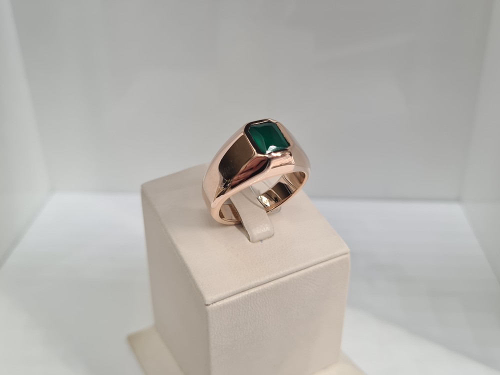 КОЛЬЦО ПЕЧАТКА с камнем (Au 585)