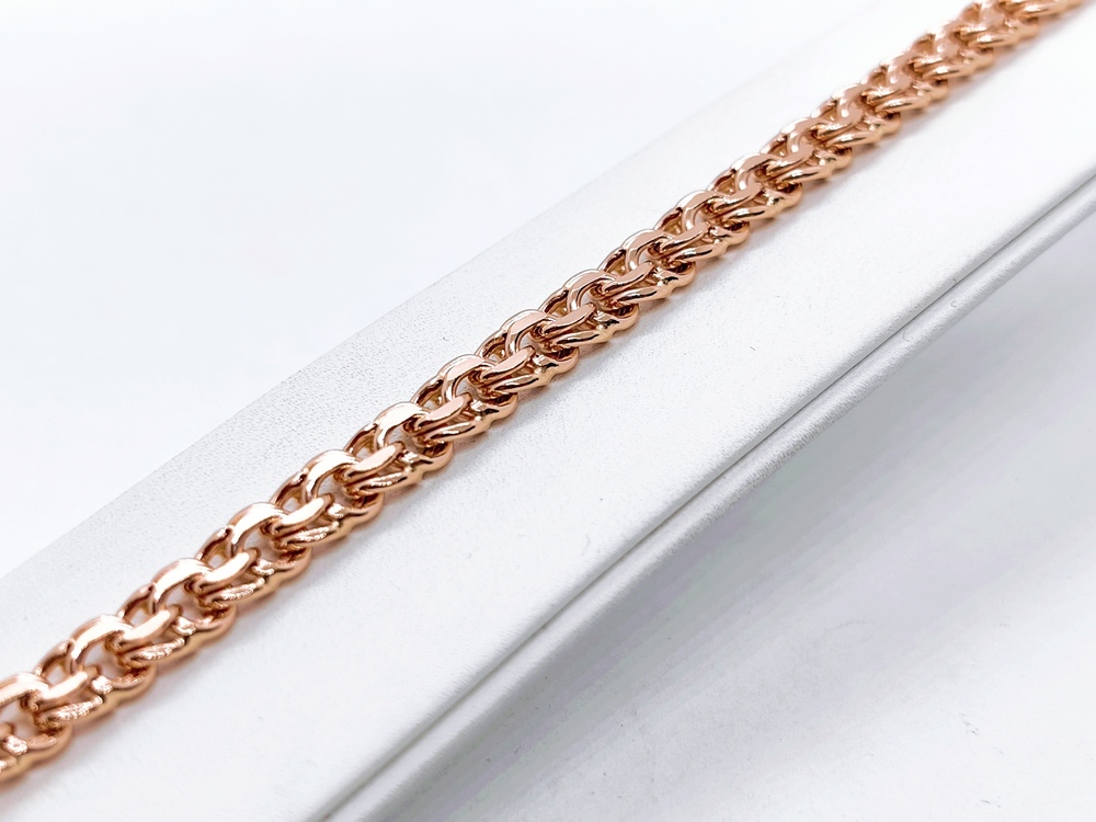 БРАСЛЕТ ПУСТОТЕЛЫЙ Бисмарк (Au 585)