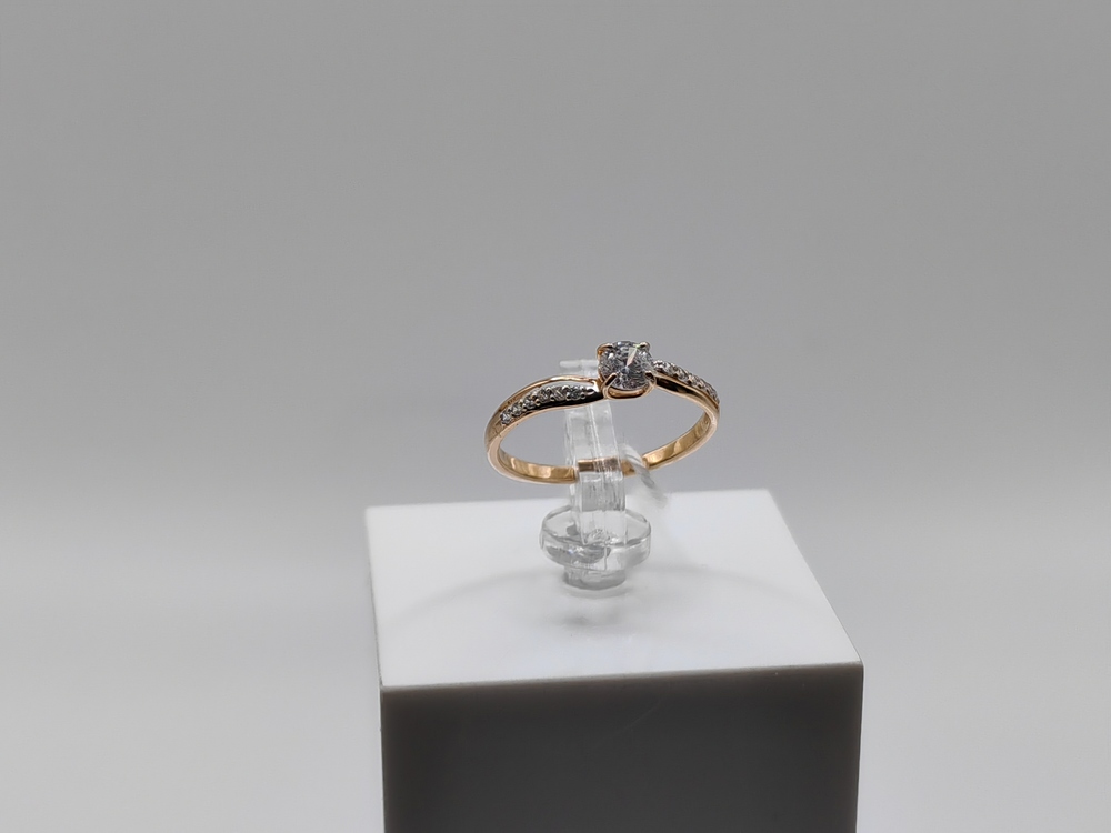 КОЛКМИ585 КОЛЬЦО С КАМНЯМИ (Au 585)