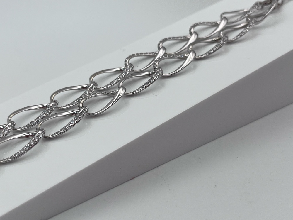 КОЛЬЕ С КАМНЯМИ Au 585