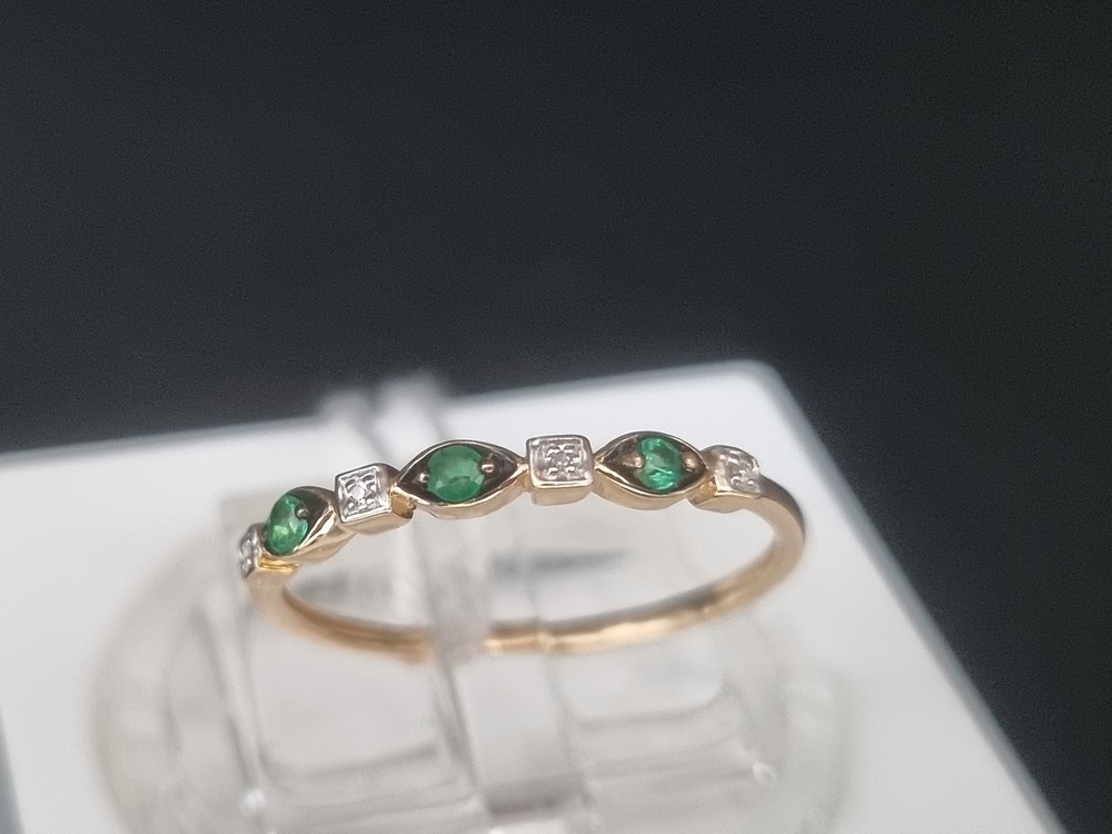 КОЛКМИ585 КОЛЬЦО С КАМНЯМИ (Au 585)