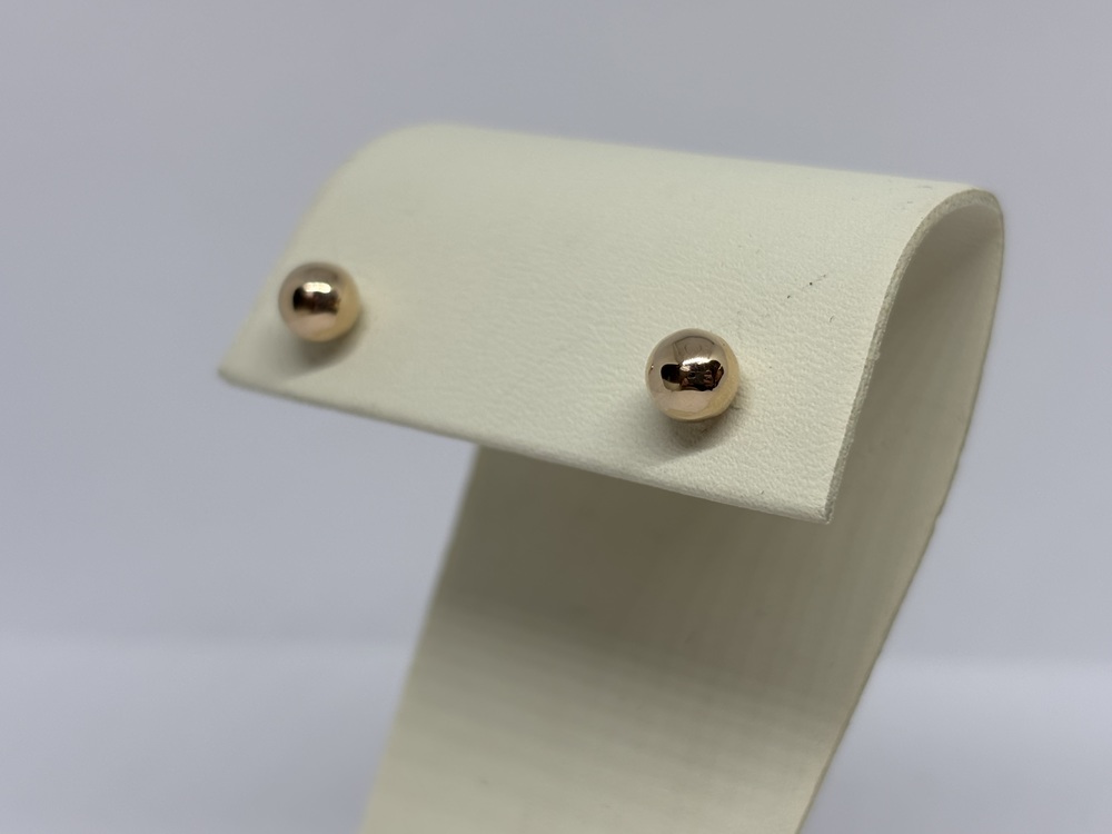 СЕРЬГИ ПУСЕТЫ без камня (Au 585)