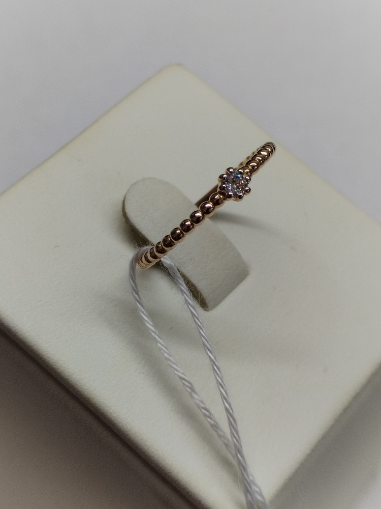 КОЛКМ585 КОЛЬЦО С КАМНЕМ (Au 585)