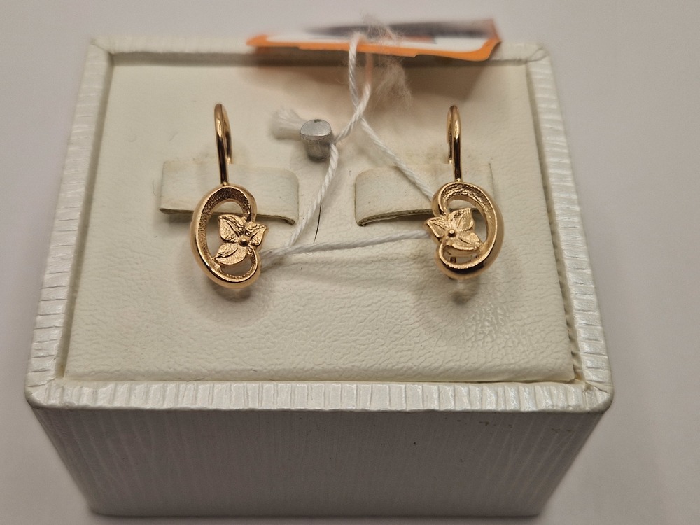 СЕРЬГИ БЕЗ КАМНЯ (Au 585)