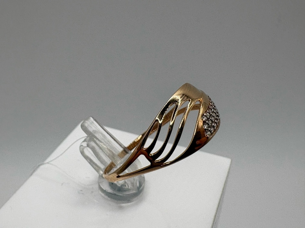 КОЛЬЦО С КАМНЯМИ (Au 585)