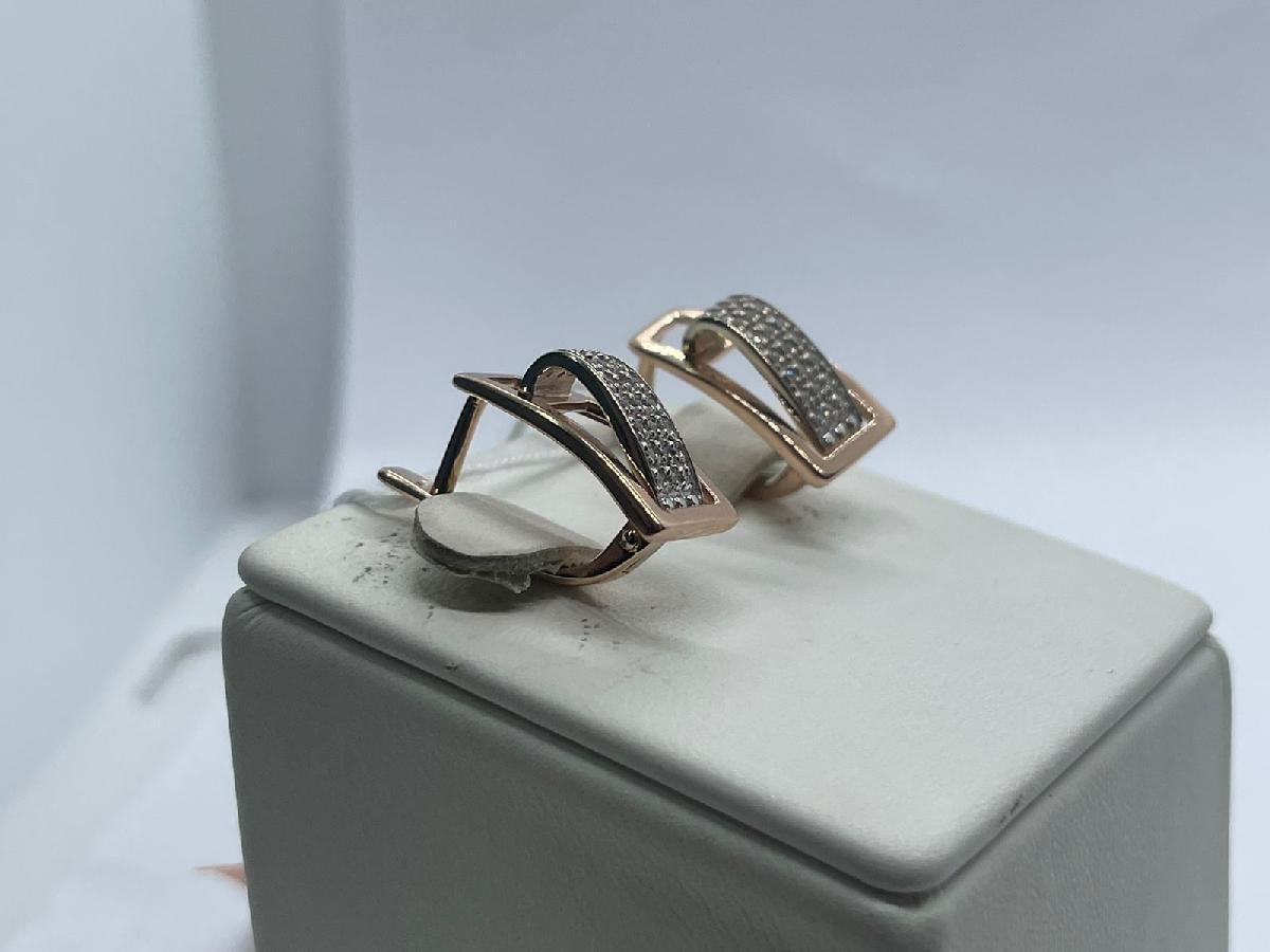 СЕРЬГИ С КАМНЯМИ (Au 585)