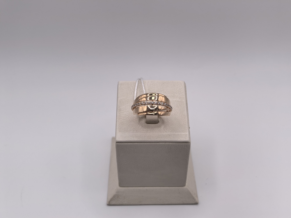 КОЛЬЦО С КАМНЯМИ (Au 585)