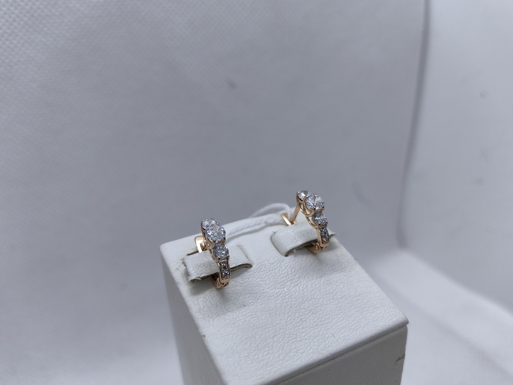 СЕРЬГИ С КАМНЯМИ (Au 585)