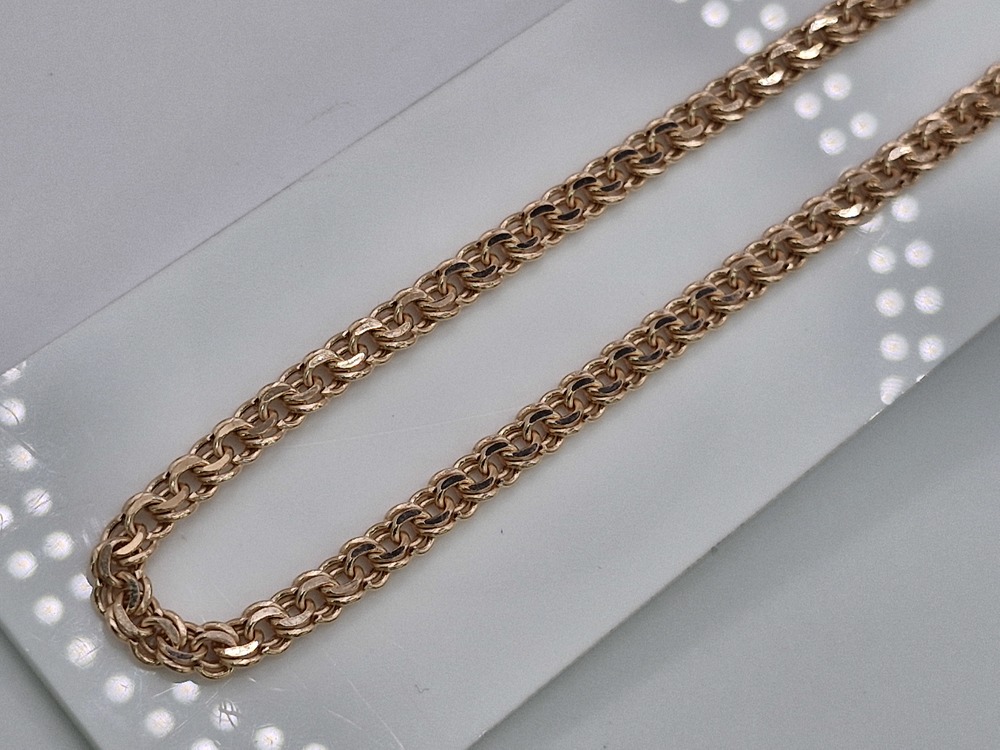 ЦЕПЬ ПУСТОТЕЛАЯ Бисмарк (Au 585)