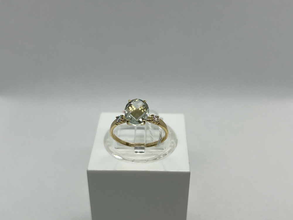 КОЛЬЦО С КАМНЯМИ (Au 585)