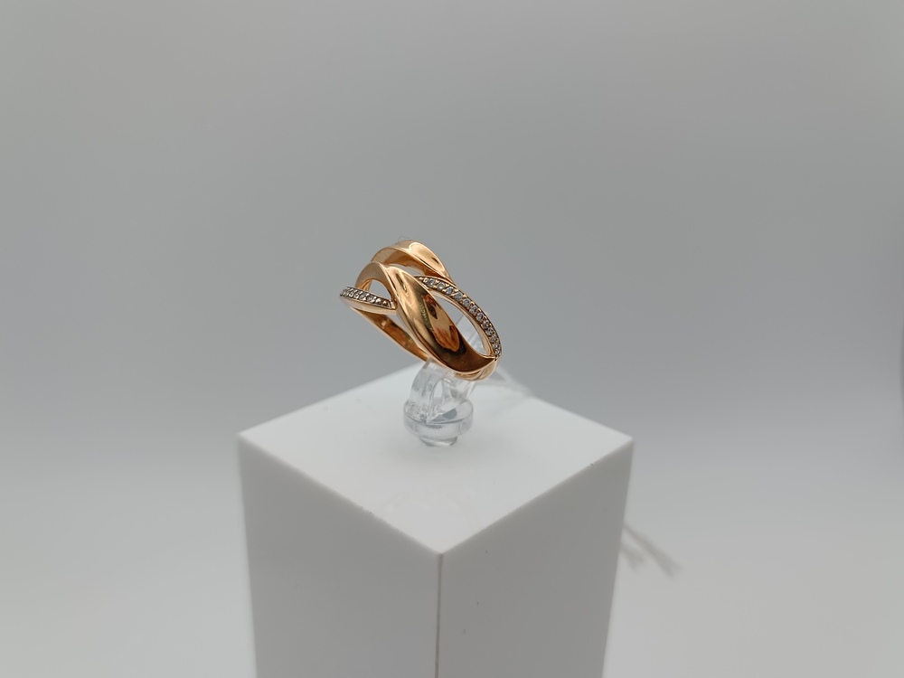 КОЛКМИ585 КОЛЬЦО С КАМНЯМИ (Au 585)