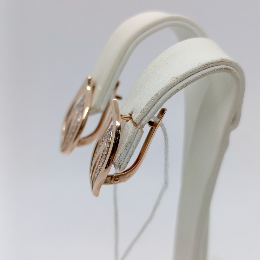 СЕРЬГИ С КАМНЯМИ (Au 585)