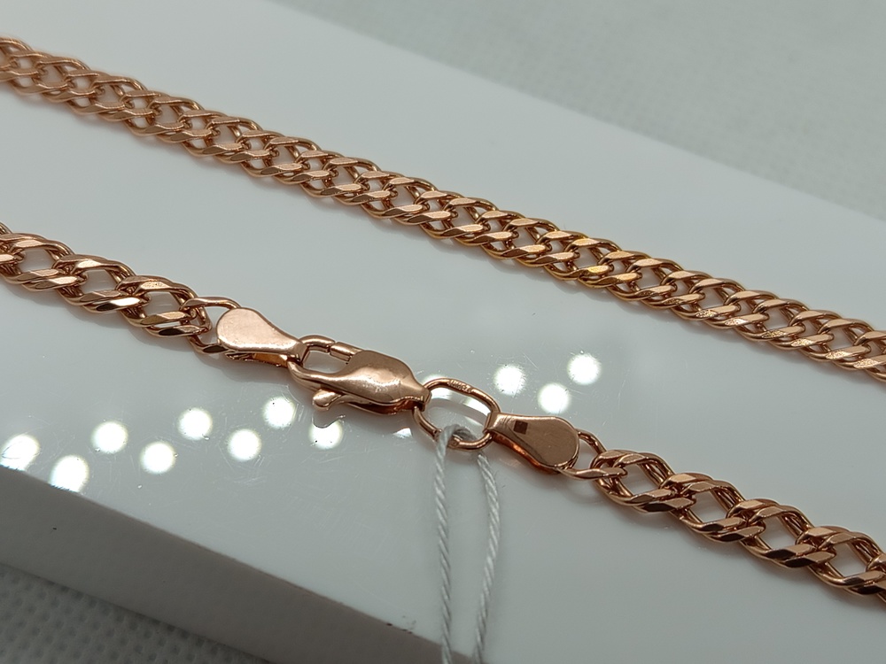 ЦЛР2585 ЦЕПЬ ПОЛНОВЕСНАЯ Ромб двойной (Au 585)