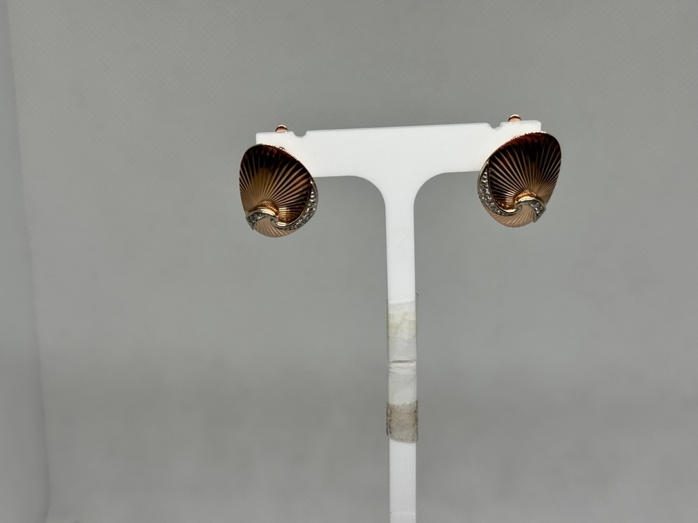 СКМИ585 СЕРЬГИ С КАМНЯМИ (Au 585)