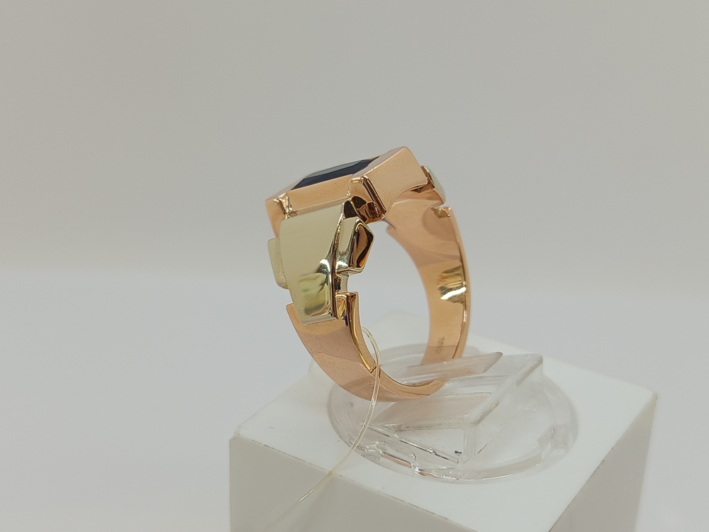 КОЛЬЦО ПЕЧАТКА с камнем (Au 585)