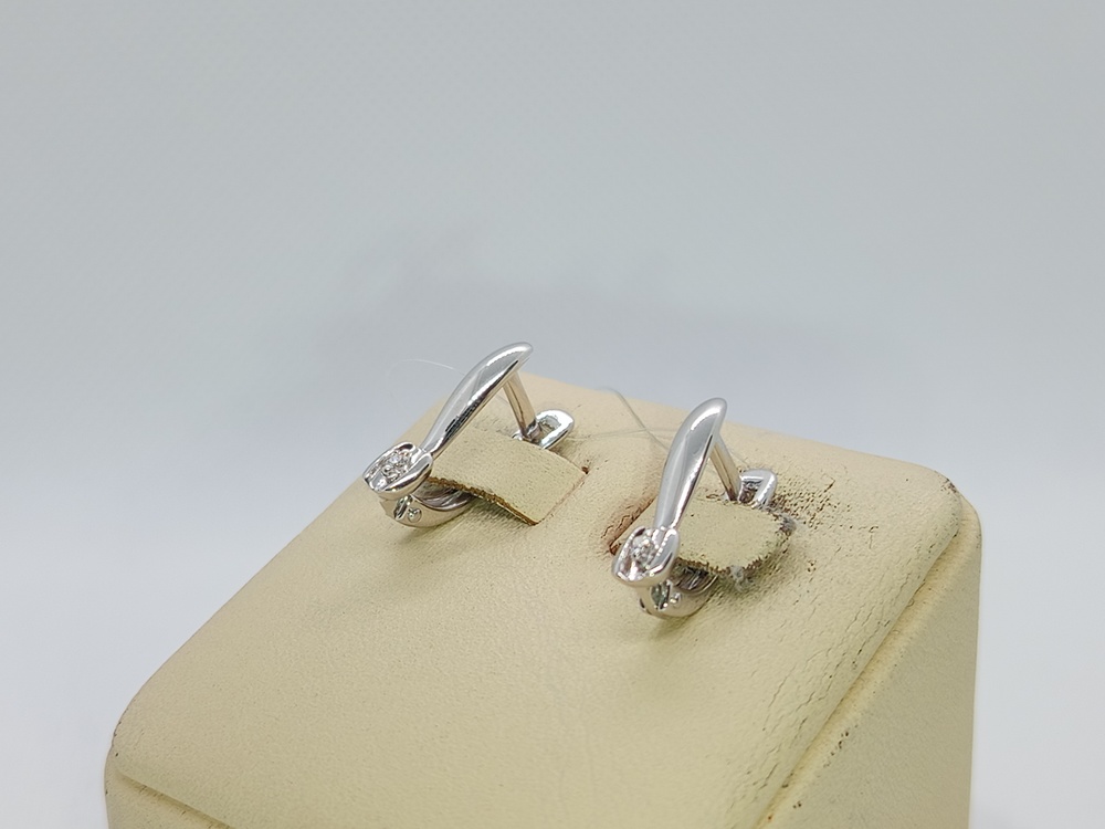 СЕРЬГИ БРИЛЛИАНТ (Ag 925)