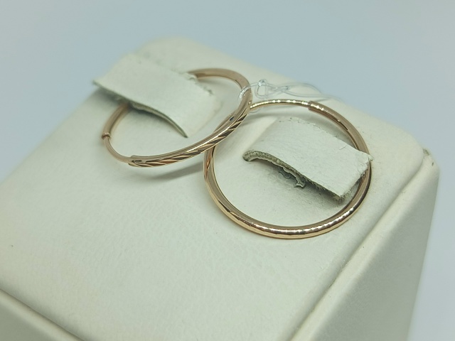 СЕРЬГИ КОНГО без камня (Au 585)