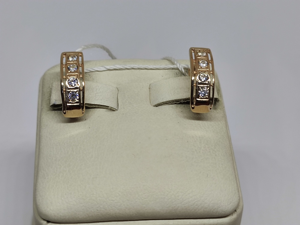 СЕРЬГИ С КАМНЯМИ (Au 585)