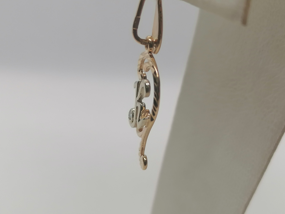 ПОДВЕСКА БУКВА К (Au 585)