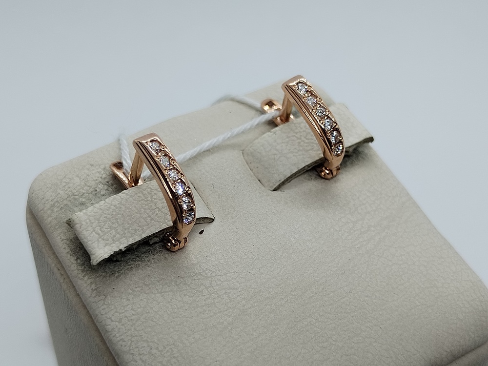 СЕРЬГИ С КАМНЯМИ (Au 585)