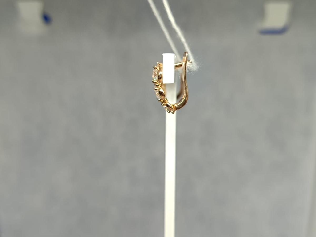 СЕРЬГИ С КАМНЯМИ (Au 585)