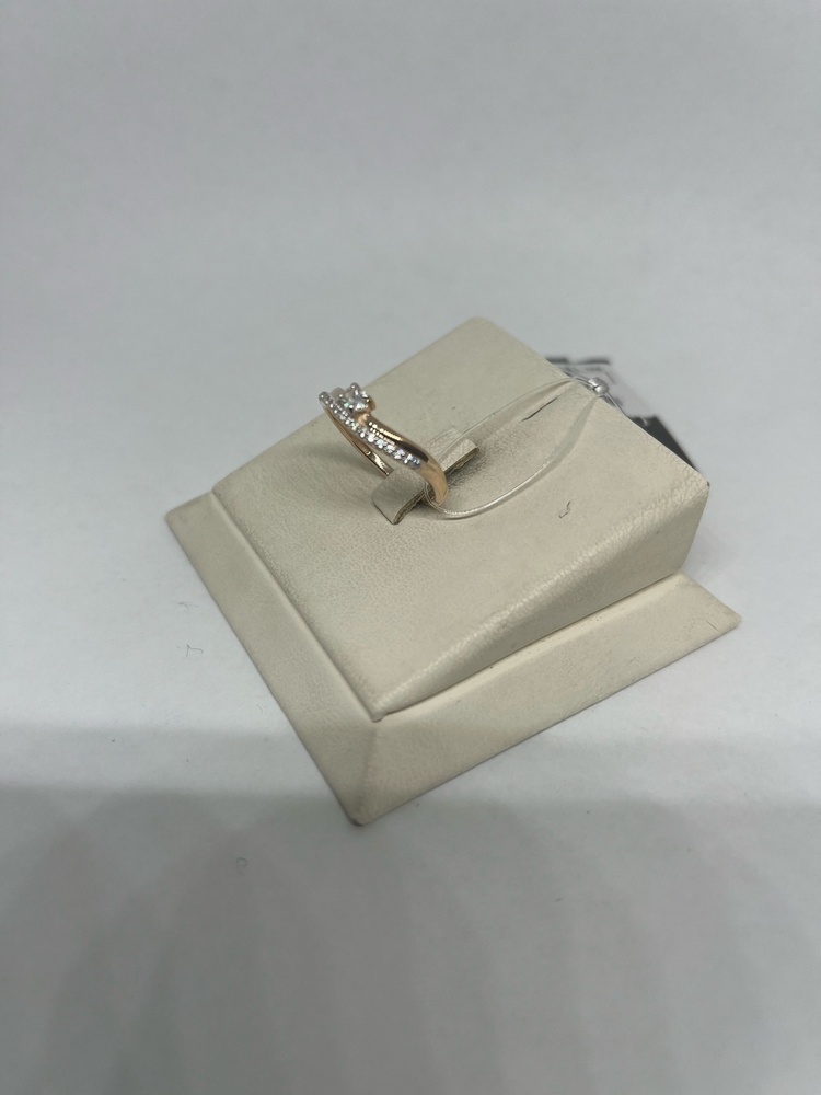 КОЛЬЦО С КАМНЯМИ (Au 585)