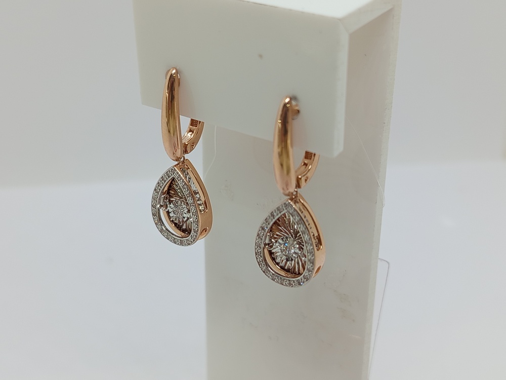 СЕРЬГИ БРИЛЛИАНТ (Au 585)