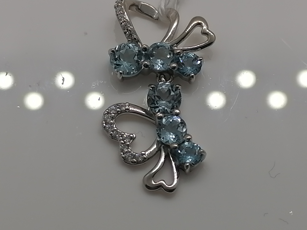 ПОДВЕСКА С КАМНЯМИ (Au 585)