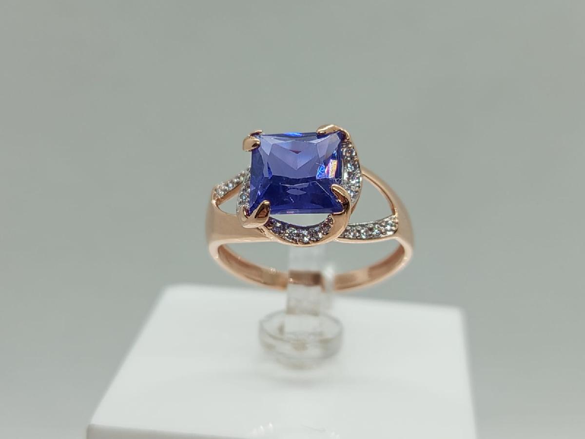 КОЛКМИ585 КОЛЬЦО С КАМНЯМИ (Au 585)