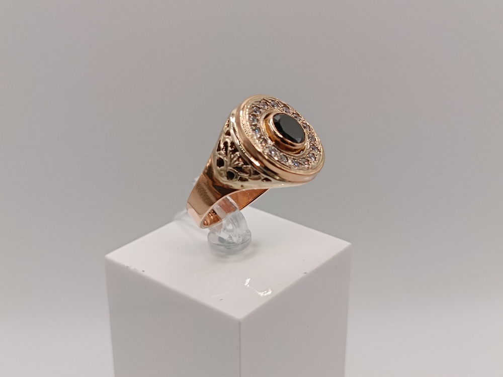 ПЕЧКМИ585 ПЕЧАТКА С КАМНЯМИ (Au 585)