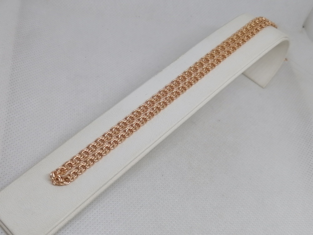 ЦЕПЬ ПУСТОТЕЛАЯ Бисмарк (Au 585)