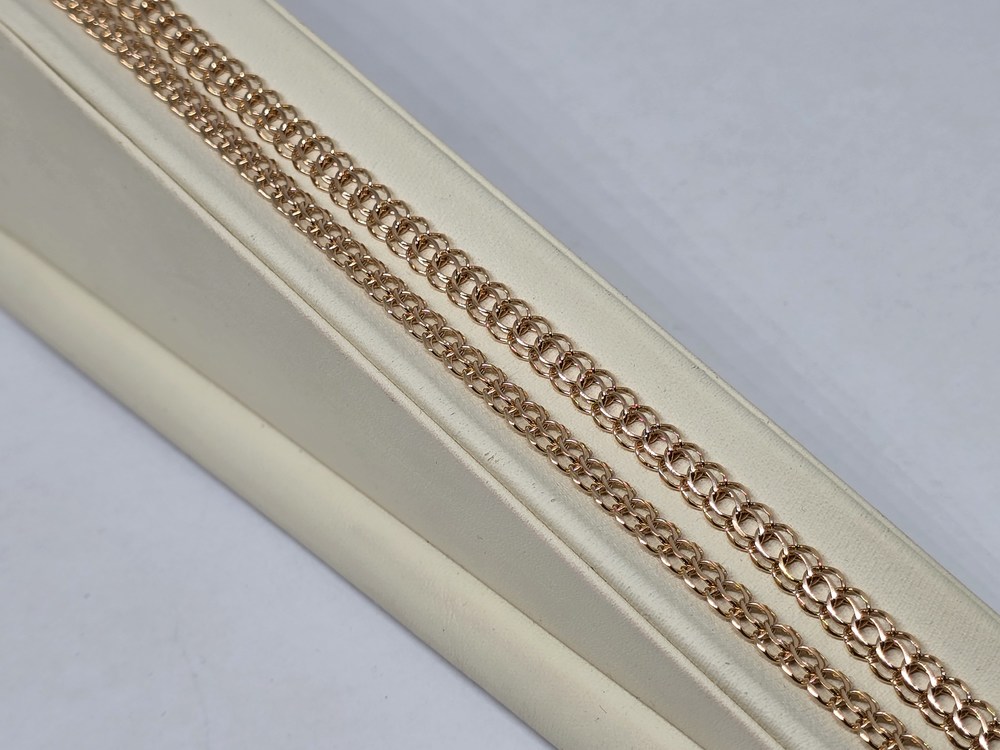 ЦЛИТ585 ЦЕПЬ ПОЛНОВЕСНАЯ Итальянка (Au 585)