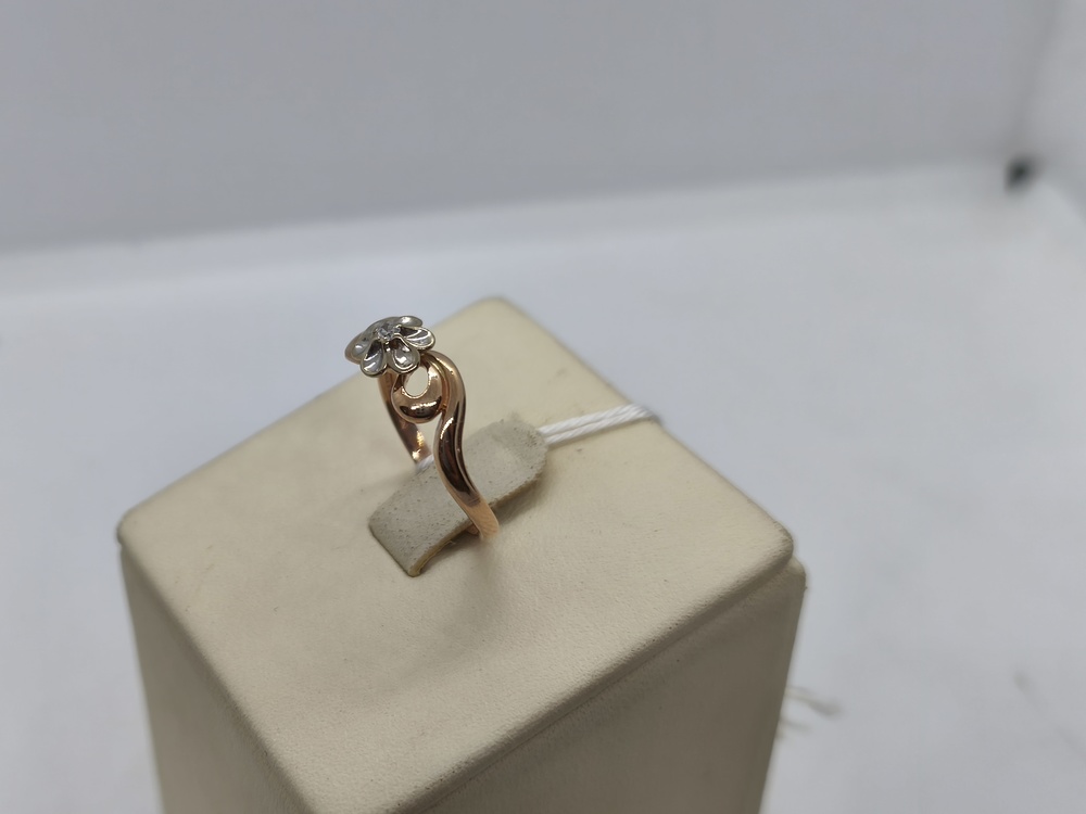 КОЛЬЦО БРИЛЛИАНТ Au 585