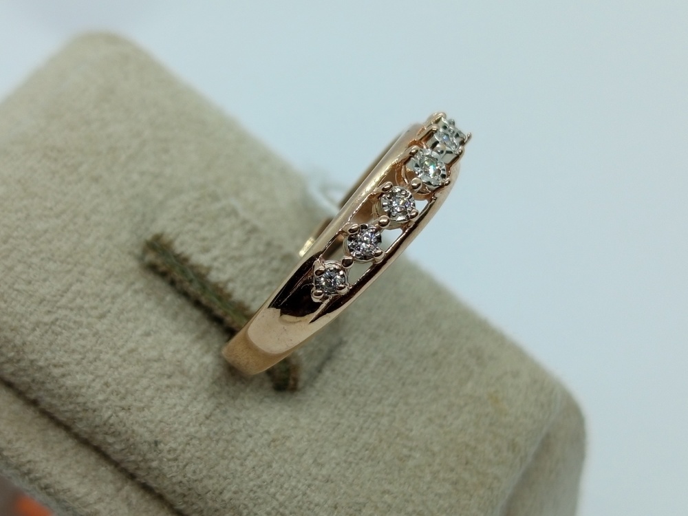 КОЛЬЦО БРИЛЛИАНТ Au 585